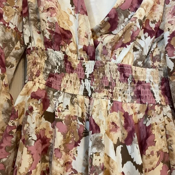 Petal & Pup Long Sleeve Floral Dress - Picture 4 of 7